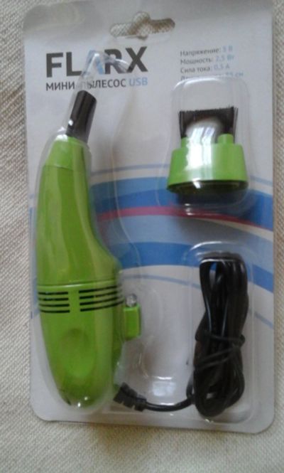 Лот: 16200024. Фото: 1. USB-пылесос для компьютера (клавиатуры... Пылесосы, паровые швабры
