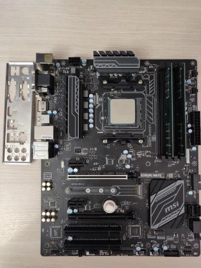 Лот: 16700898. Фото: 1. Ryzen 7 1700 + MSI B350 PC MATE... Комплекты запчастей
