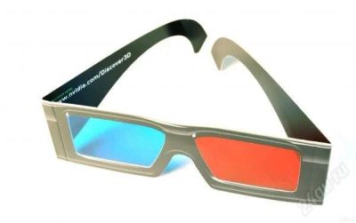 Лот: 1783097. Фото: 1. стерео очки картон. Другое (тв и видео)