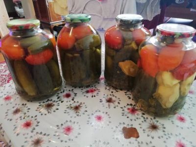 Лот: 15856606. Фото: 1. Маринованное ассорти. Домашние заготовки