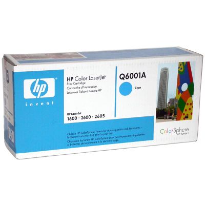 Лот: 6690804. Фото: 1. Картридж hp Q6001A (№124A) CYAN... Картриджи, расходные материалы