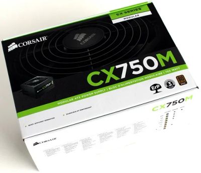 Лот: 5068901. Фото: 1. Блок Питания Corsair CX750M (Возможен... Корпуса, блоки питания