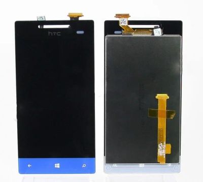 Лот: 12329298. Фото: 1. Дисплей HTC 8S в сборе Синий Бесплатная... Дисплеи, дисплейные модули, тачскрины