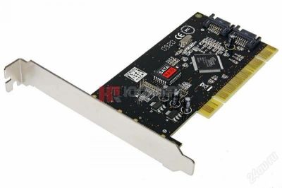 Лот: 1102482. Фото: 1. контроллер PCI SATA (sil 3512... Платы расширения, контроллеры, доп. порты
