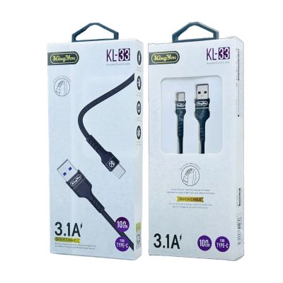 Лот: 22142791. Фото: 1. Кабель KINGYOU USB-TYPE-C KL-33... Дата-кабели, переходники