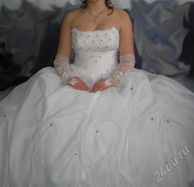 Лот: 579997. Фото: 1. Свадебное платье р-р 46-50. Другое (свадебная мода)
