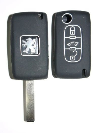 Лот: 3237644. Фото: 1. Чехол для ключа автомобиля Peugeot. Чехлы, коврики, оплетки руля
