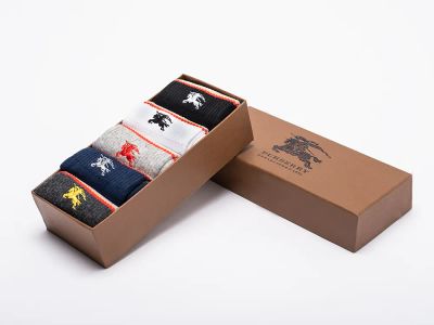 Лот: 24979311. Фото: 1. Носки средние Burberry - 5 пар. Другое (аксессуары)