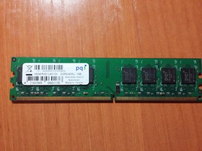 Лот: 8506960. Фото: 1. PQI DDR2 - 800U 1GB. Оперативная память