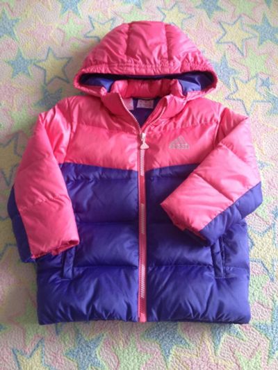Лот: 8050800. Фото: 1. Куртка - пуховик Adidas Kids... Верхняя одежда