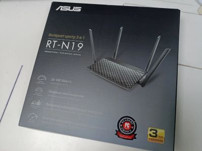 Лот: 24969247. Фото: 1. Роутер ASUS RT-N19. Маршрутизаторы (роутеры)