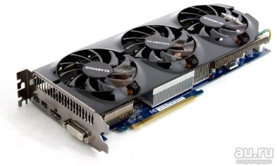Лот: 24907815. Фото: 1. Видеокарта Gigabyte HD 7970 OC... Видеокарты