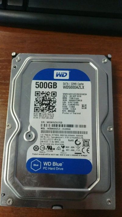 Лот: 11048577. Фото: 1. Жесткий диск 500Gb Western Digital. Жёсткие диски