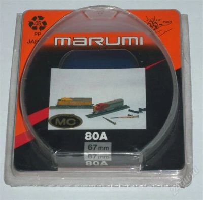 Лот: 1733073. Фото: 1. Фильтр корректирующий Marumi 80A... Светофильтры