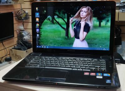 Лот: 21559892. Фото: 1. Ноутбук 15.6"/Lenovo IdeaPad Y560... Ноутбуки
