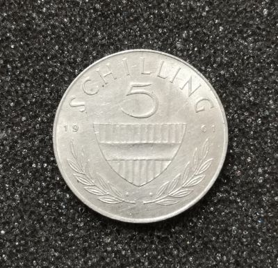 Лот: 22556676. Фото: 1. 5 шиллингов 1961 года. Австрия... Европа