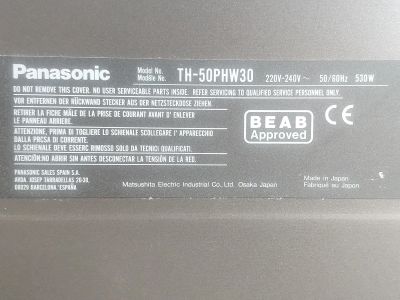 Лот: 20569695. Фото: 1. Panasonic TH-50PHW30 Блок питания... Запчасти для телевизоров, видеотехники, аудиотехники