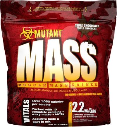 Лот: 3333712. Фото: 1. Спортивное питание - Mutant Mass... Спортивное питание, витамины