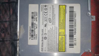 Лот: 12995123. Фото: 1. Привод-дисковод Toshiba Samsung... Приводы CD, DVD, BR, FDD