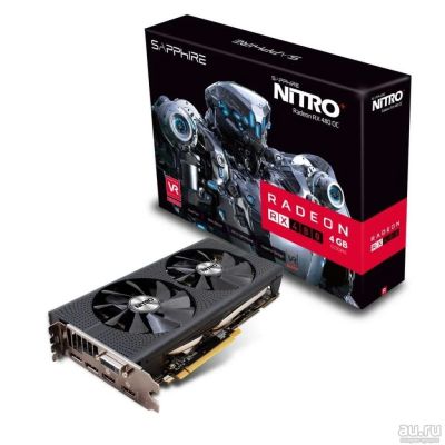 Лот: 8828245. Фото: 1. Видеокарта Sapphire Radeon RX480... Видеокарты