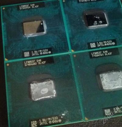 Лот: 1009204. Фото: 1. Мобильный Celeron M 540 1866MHz. Процессоры
