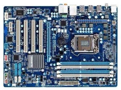Лот: 1664052. Фото: 1. Материнская плата s1155 Gigabyte... Материнские платы