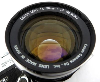 Лот: 7580268. Фото: 1. Объектив Canon Lens FL 58mm 1... Объективы