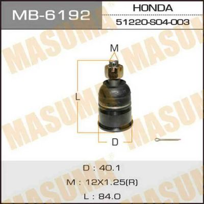 Лот: 18592010. Фото: 1. Шаровая опора masuma front low... Ходовая, подвеска, рулевое управление