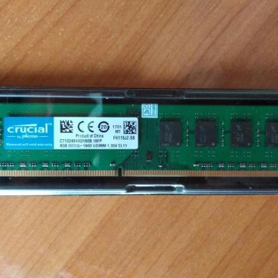 Лот: 14807859. Фото: 1. crucial 8 gb ddr3l 1600 udimm... Оперативная память