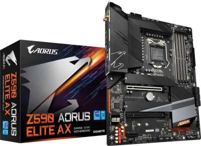 Лот: 18734810. Фото: 1. Материнская плата Gigabyte Z590... Материнские платы