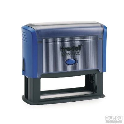 Лот: 14020337. Фото: 1. Trodat 4925 (82х25 мм) цвет синий... Печати, штампы, оснастки