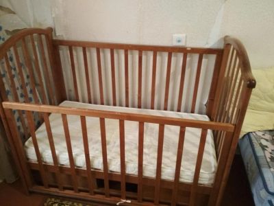 Лот: 10293143. Фото: 1. Кроватка детская Можга. Детские кровати и кроватки
