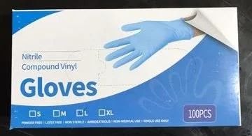 Лот: 16526483. Фото: 1. Перчатки нитриловые Nitrile Gloves... Антисептики, защитные средства, медицинские маски