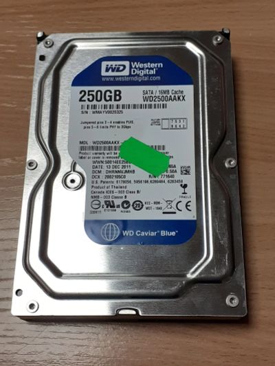 Лот: 17847559. Фото: 1. Жесткий диск HDD 250gb WD (WD2500AAKX... Жёсткие диски