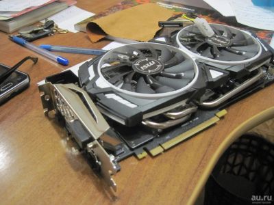 Лот: 12992923. Фото: 1. MSI GeForce GTX 1070 ARMOR 8GB. Видеокарты