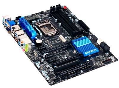 Лот: 7619846. Фото: 1. Крутая мат. плата на Z77 GIgabyte... Материнские платы