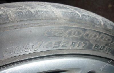 Лот: 933289. Фото: 1. Летняя Good Year 205/45 R17 ПАРА. Шины