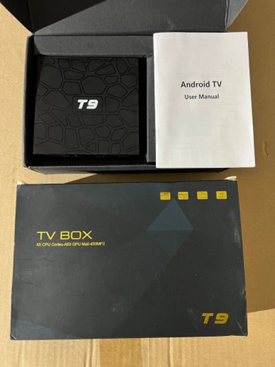 Лот: 25647515. Фото: 1. Андроид приставка TV BoxT9 4/64Gb... Другое (тв и видео)