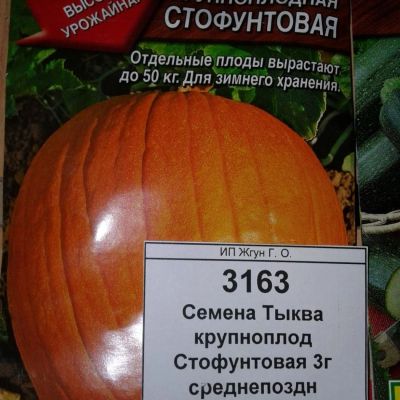 Лот: 9122768. Фото: 1. Семена / овощи / Тыква / крупноплодная... Овощи