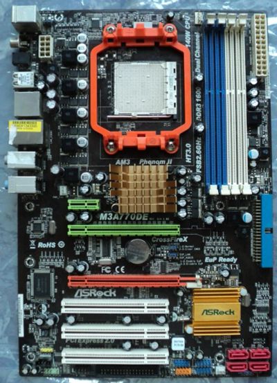Лот: 6616180. Фото: 1. ASRock M3A770DE. Материнские платы