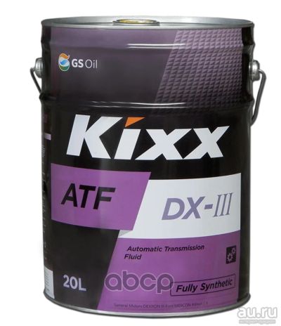 Лот: 12791022. Фото: 1. Kixx ATF DX-III 20л синт. Масла, жидкости