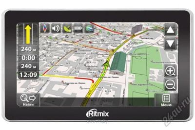 Лот: 5607803. Фото: 1. Автомобильный навигатор GPS Ritmix... GPS-навигаторы