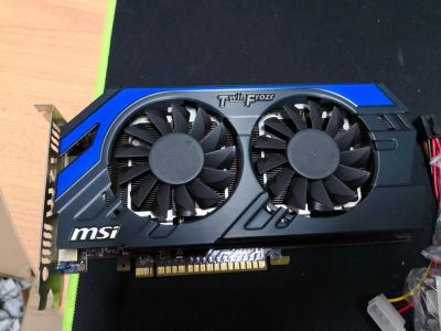 Лот: 11719506. Фото: 1. MSI GTX 650TI HAWK 1G. Видеокарты