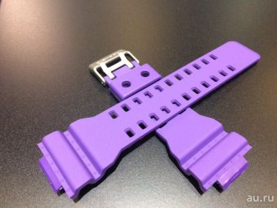 Лот: 10414274. Фото: 1. Ремешок фиолетовый для часов CASIO... Ремешки, браслеты