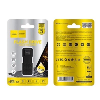 Лот: 25800278. Фото: 1. Флешка HOCO USB 2.0 4GB UD6. USB-флеш карты