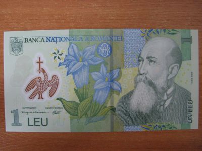 Лот: 3202484. Фото: 1. Румыния 1 лей 2005 года. Пластиковая... Европа