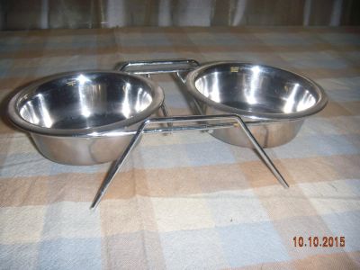 Лот: 6246454. Фото: 1. Миска металлическая. Миски, лотки, наполнители