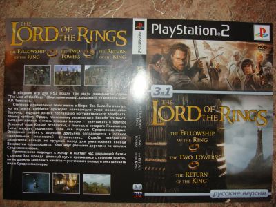 Лот: 6722444. Фото: 1. диск PS2 Lord of the rings. Аксессуары для игровых приставок, консолей, геймпады