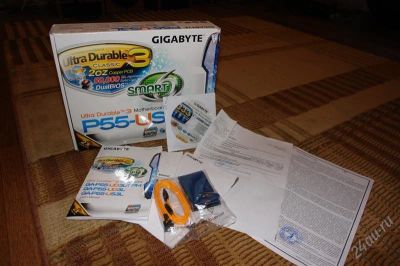 Лот: 1115206. Фото: 1. GIGABYTE P55-US3L. Материнские платы
