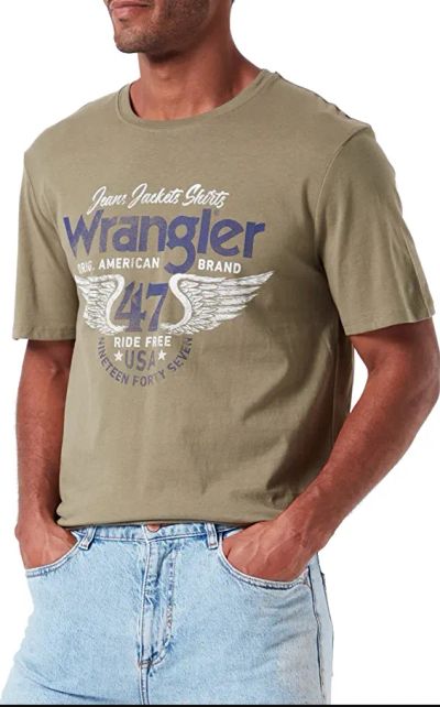 Лот: 19854746. Фото: 1. Мужская футболка от Wrangler состав... Футболки, поло